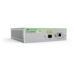 Two-port Gigabit Speed/Media ConvertingSwitch with PoE 1000T POE+ to 1000X(SFP) Media Converter Mult